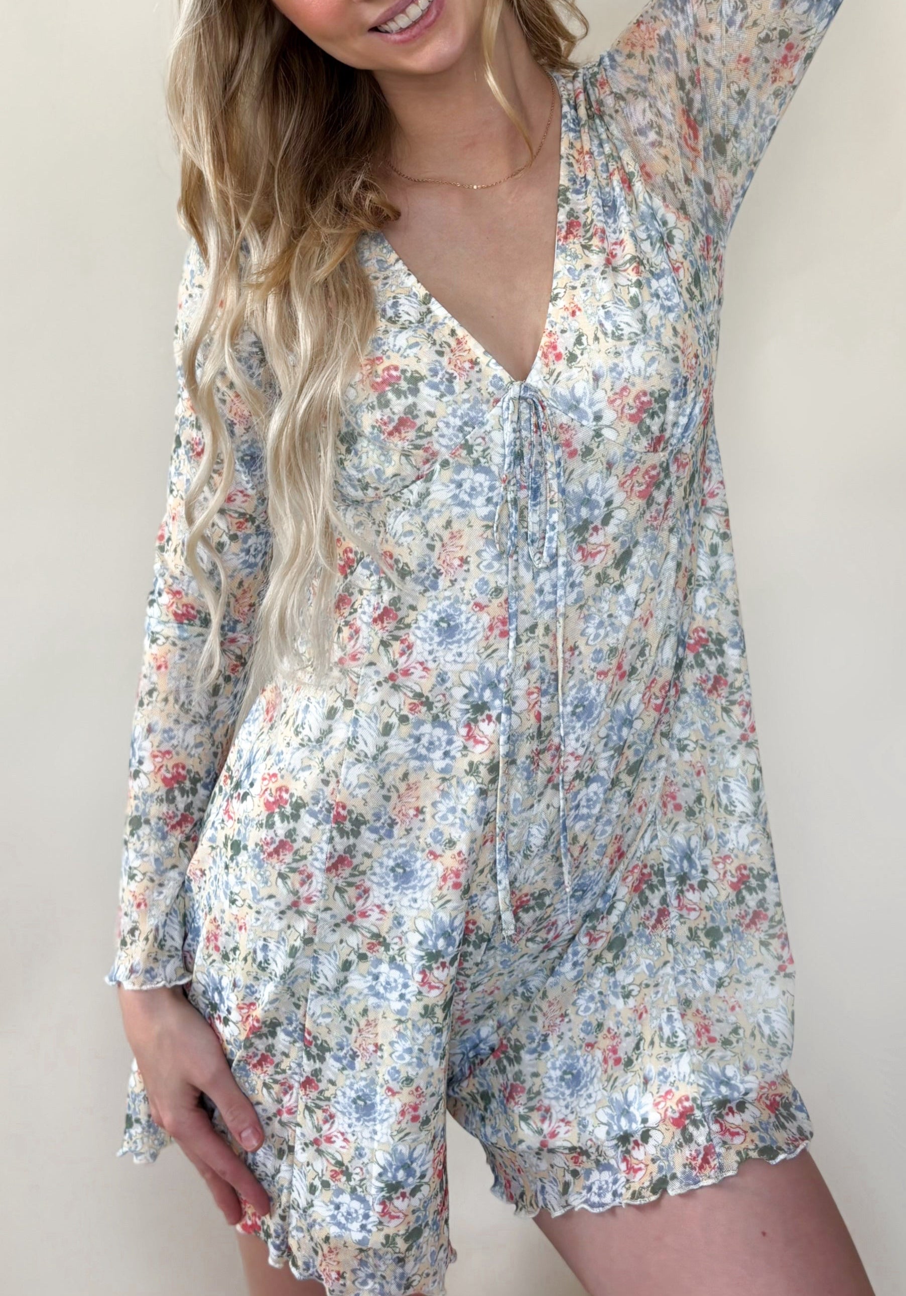 Bluebell Floral Romper